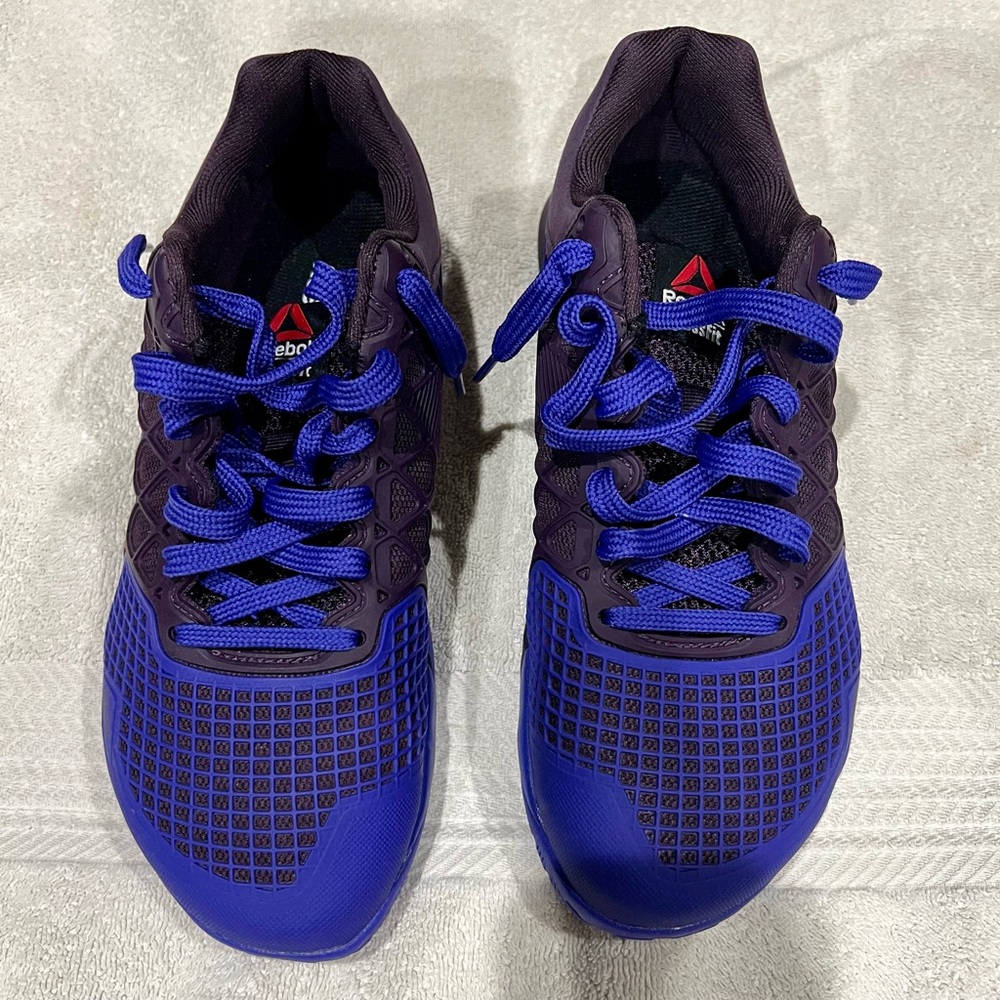 Reebok Dual-Tone Purple and Blue Sneakers
